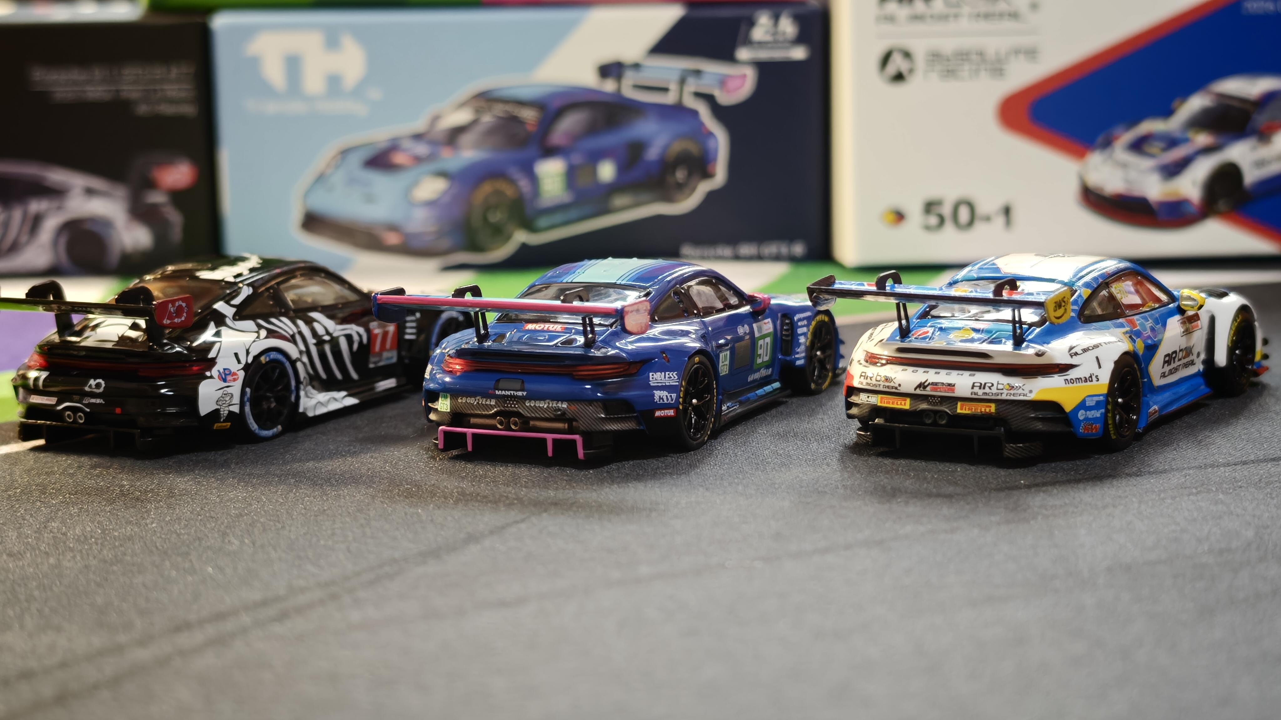 三大厂保时捷911 GT3 R对比｜MINI GT、AR BOX、TH怎么选？ · 图片 3
