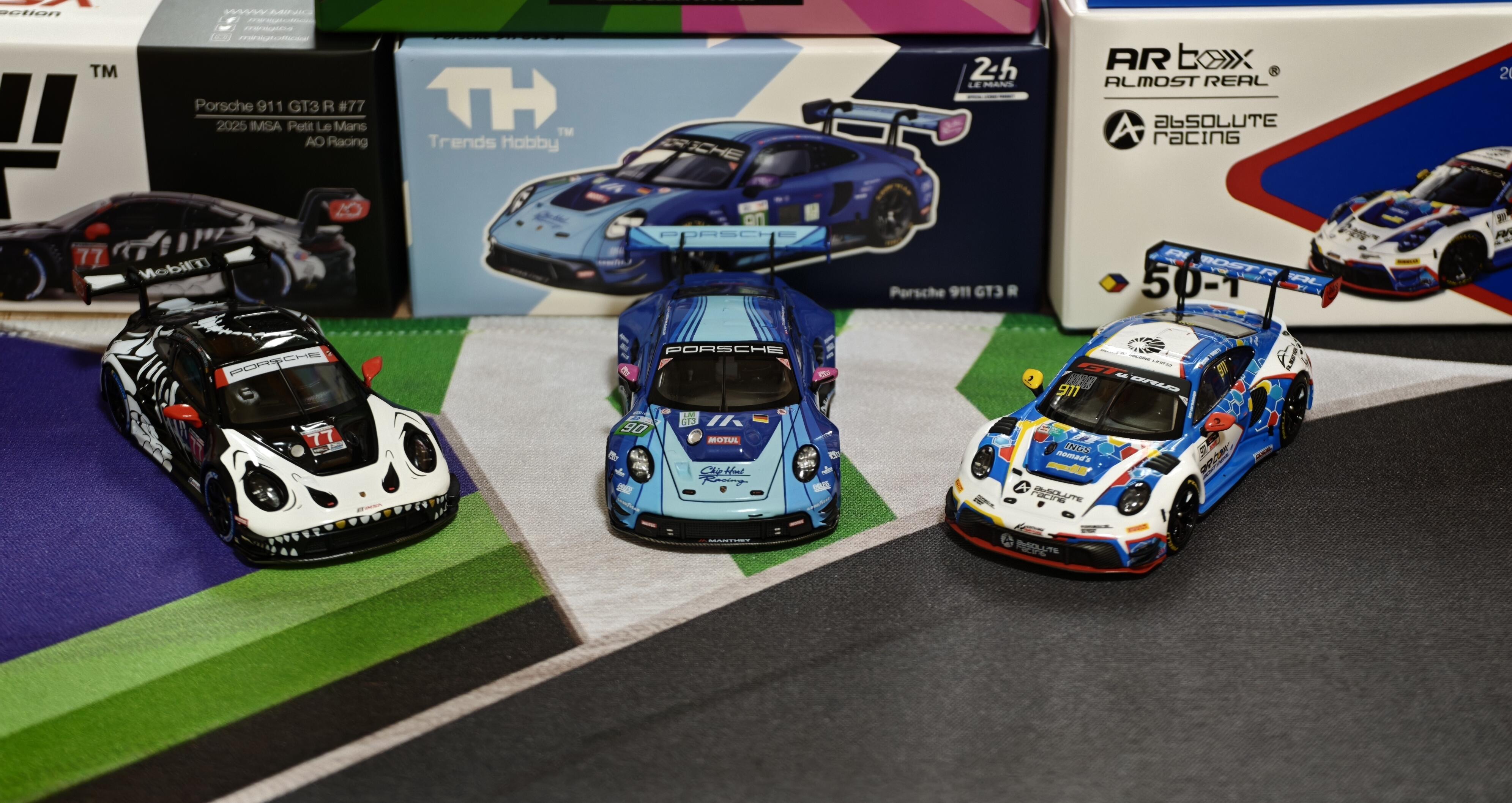 三大厂保时捷911 GT3 R对比｜MINI GT、AR BOX、TH怎么选？ · 图片 2