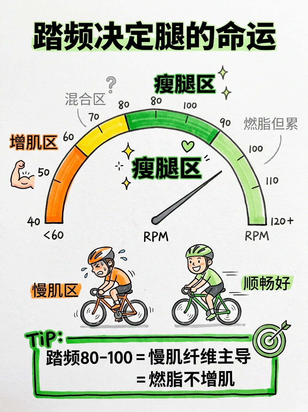 骑行到底能不能瘦腿？女生最关心的问题，终于讲清楚了！ · 图片 3