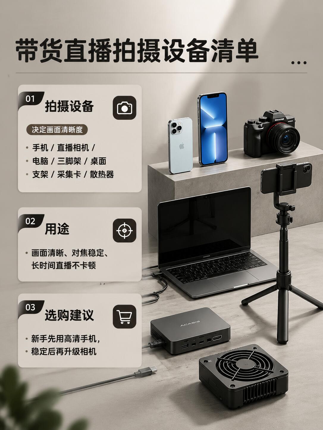 别乱买！带货直播设备照着这份搭就够了📹✨ · 图片 4
