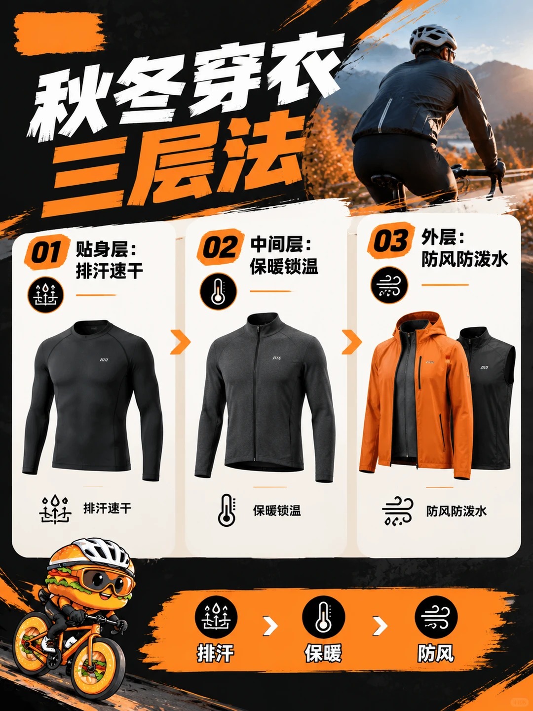 秋冬骑行不挨冻！这几件装备真的很重要🔥 · 图片 2