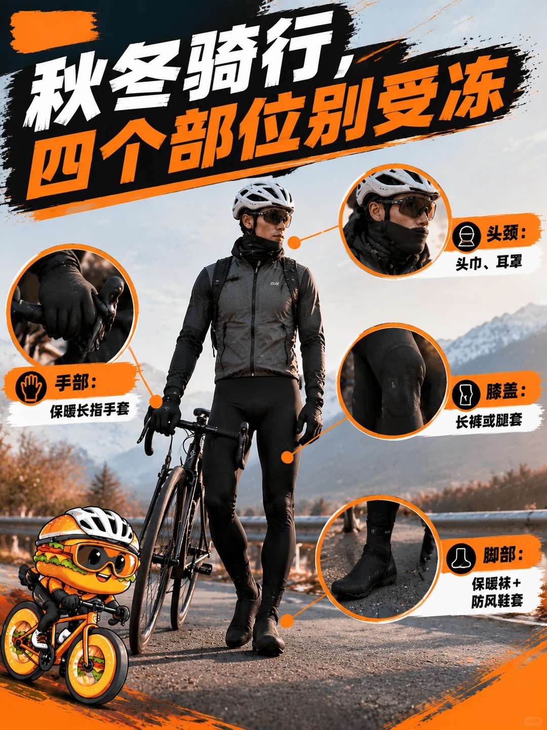 秋冬骑行不挨冻！这几件装备真的很重要🔥 · 图片 4