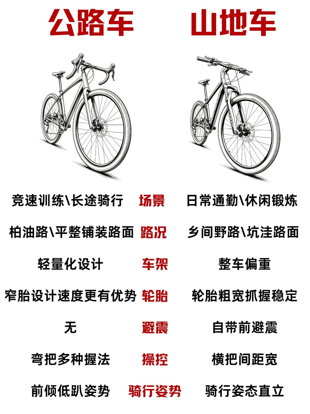 新手第一辆车怎么选？山地车 VS 公路车🚴‍♂️ · 图片 2