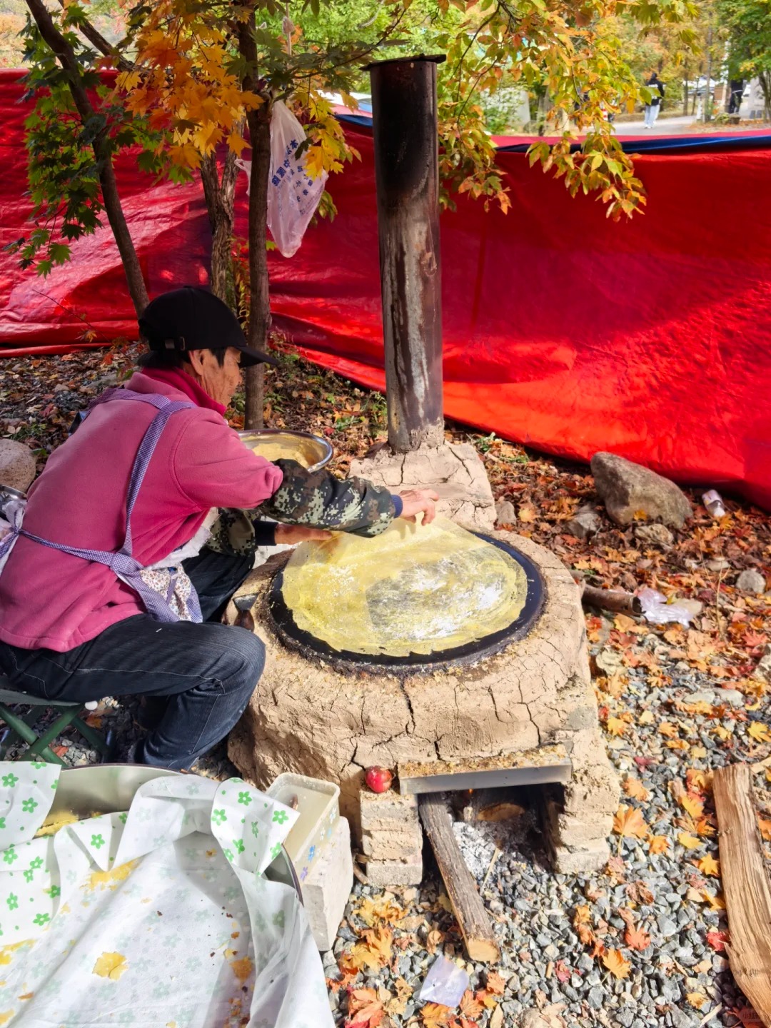 🍁秋天的本溪也太美了！枫叶大道旁藏着神仙营地⛺️ · 图片 6
