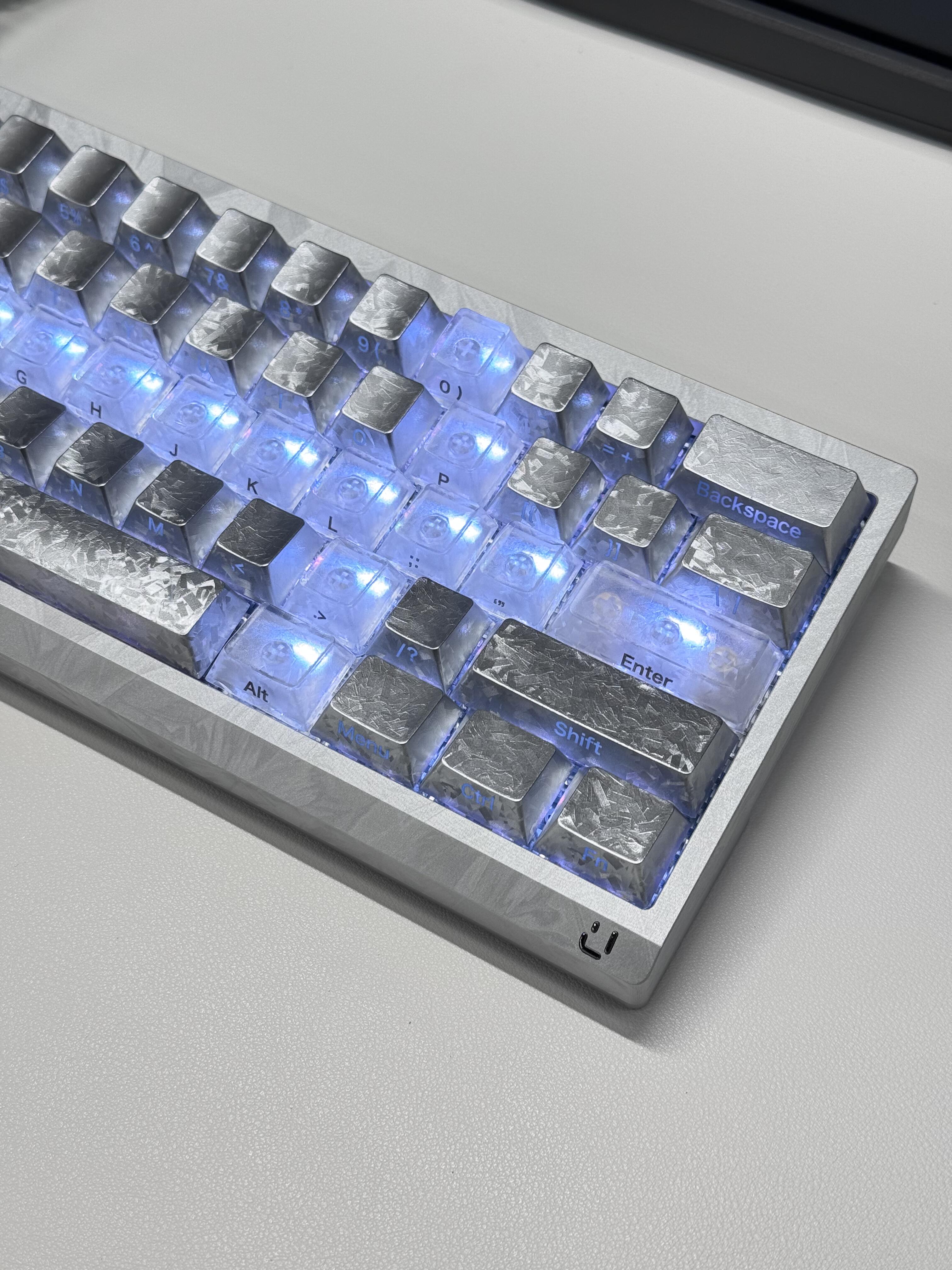 银色机械感拉满｜Wooting 60HE V2客制化方案 · 图片 5