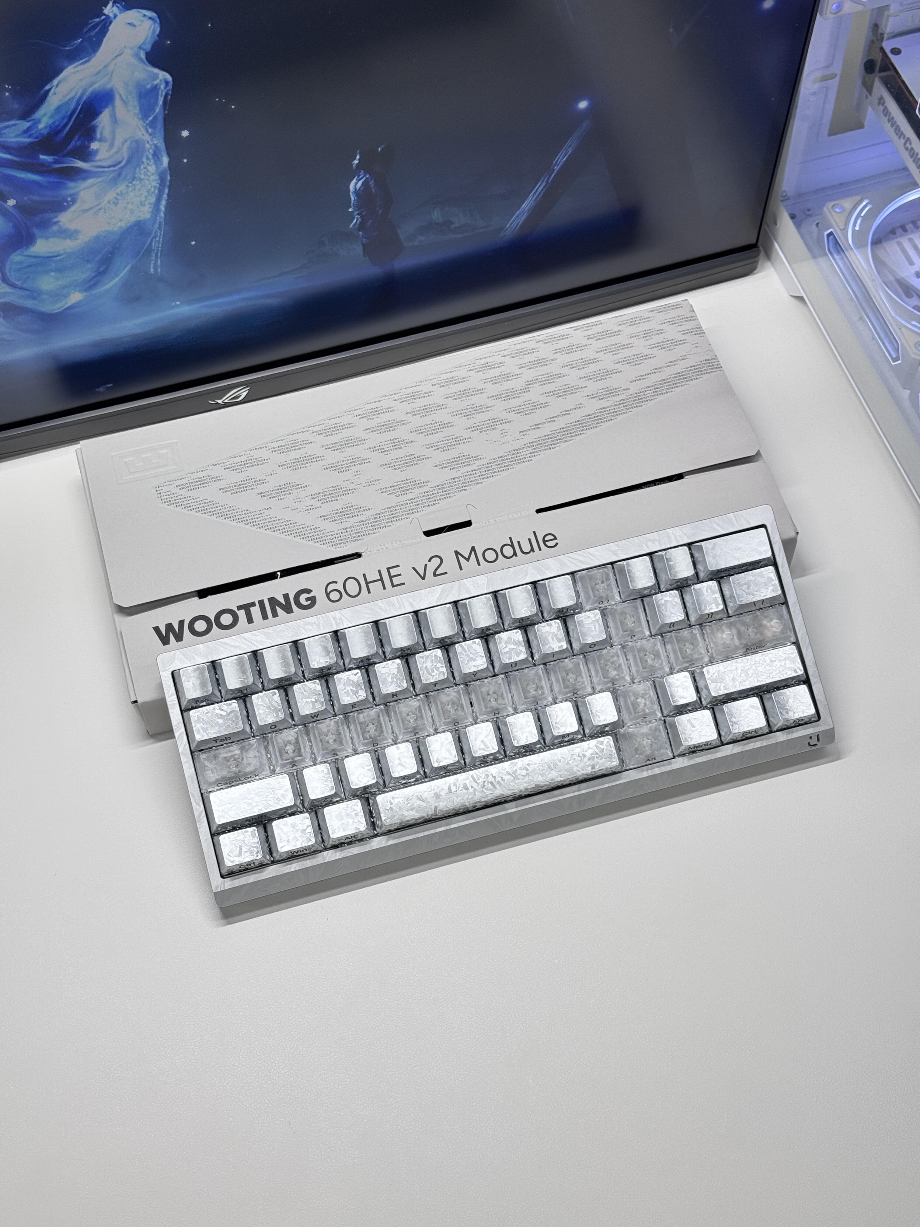银色机械感拉满｜Wooting 60HE V2客制化方案 · 图片 3