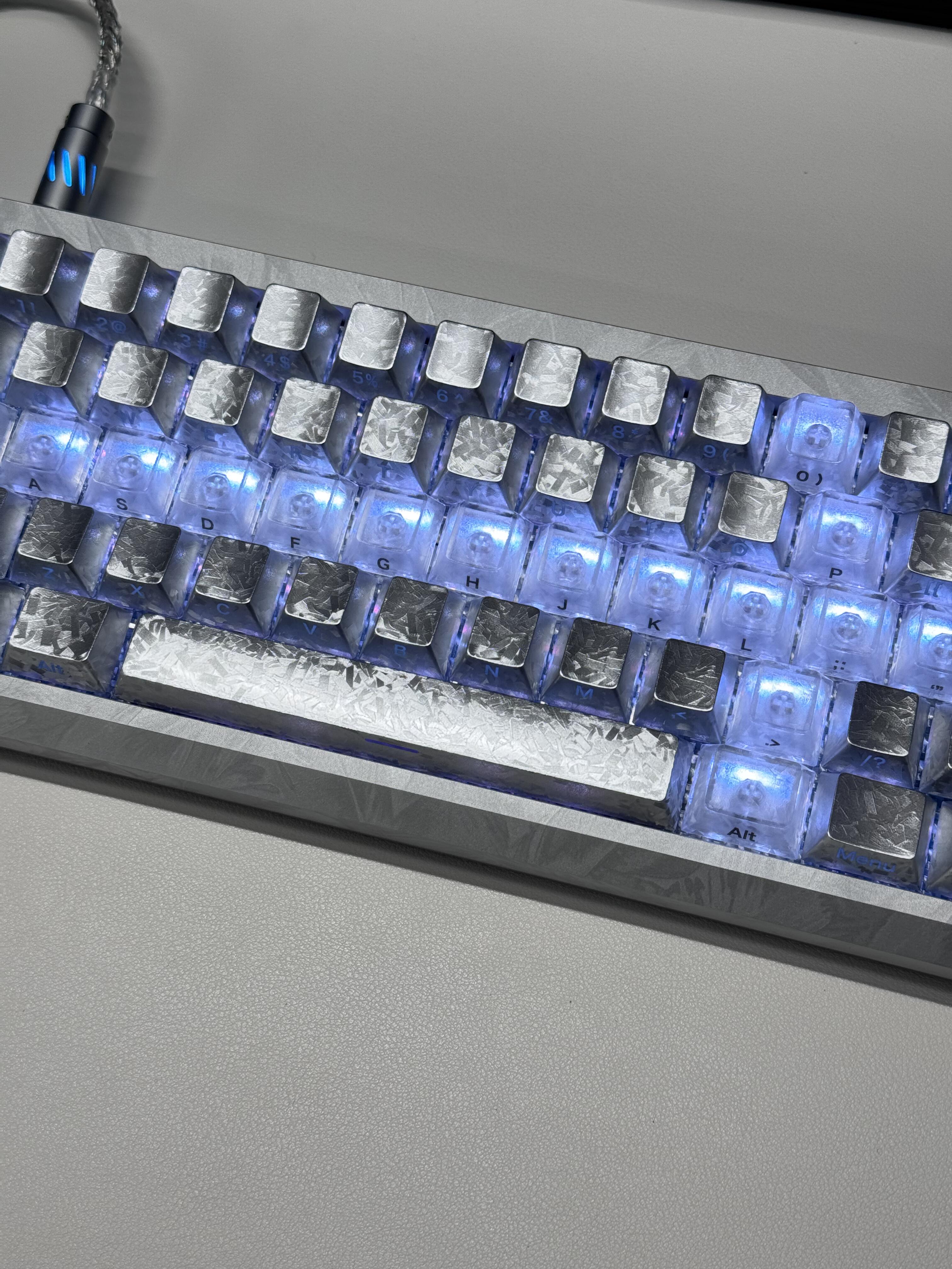银色机械感拉满｜Wooting 60HE V2客制化方案 · 图片 6