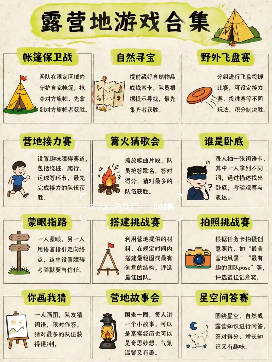 公司露营团建游戏清单｜再也不怕冷场尴尬 · 图片 2