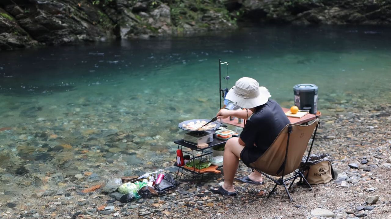 ⛺ 溪边露营｜成年人的顶级松弛感，就是把日子过慢一点