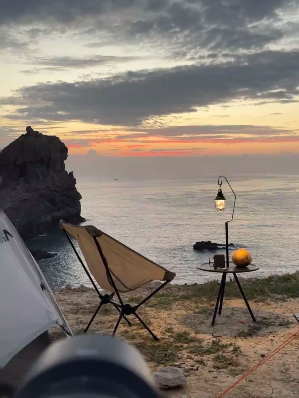10.4台山岛火烧云美哭了！附超详细登岛露营攻略🌅