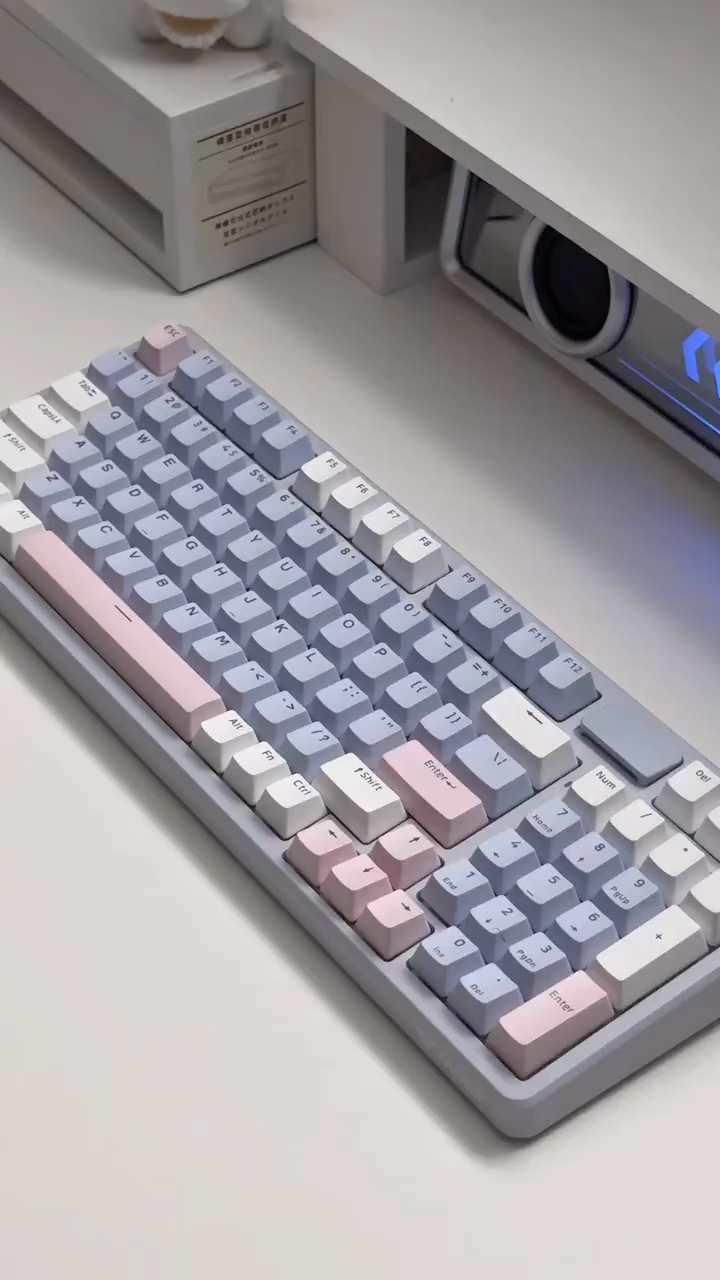 雷柏V700DIY-98｜这套配色也太像莫奈花园了💜