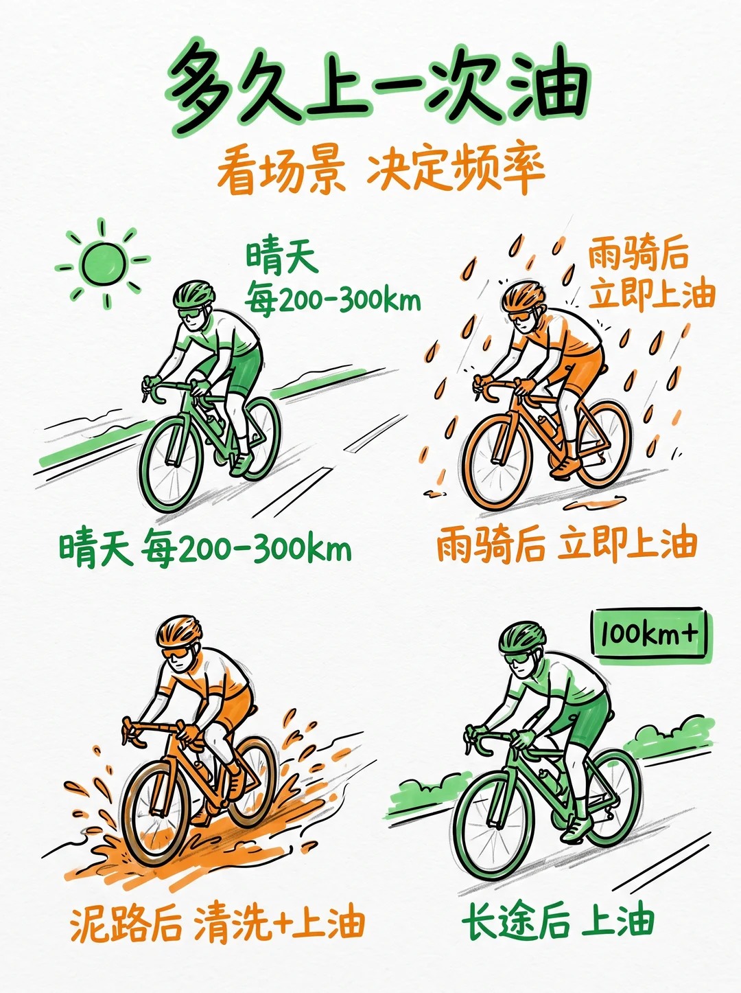 公路车链条多久上一次油？新手千万别乱来！ · 图片 3