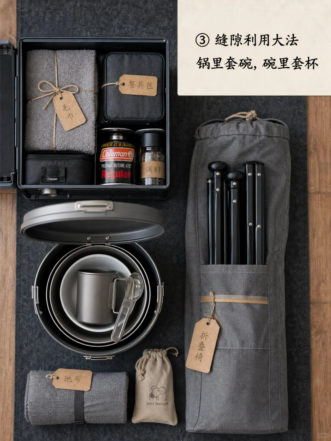 露营收纳术：一个后备箱装下整个营地 · 图片 3