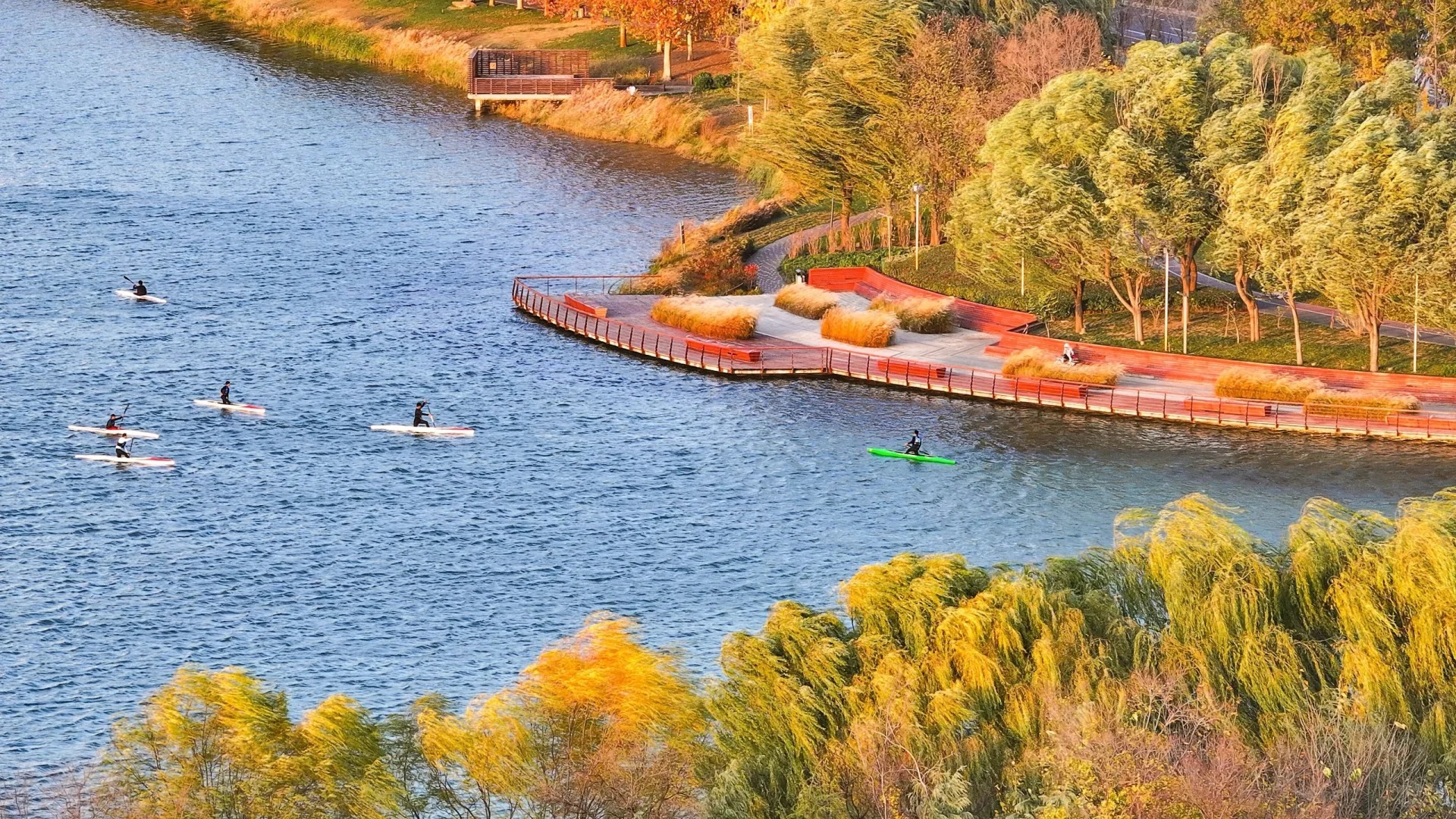 郑州秋日骑行封神路线🍂7条环湖沿河合集！ · 图片 2