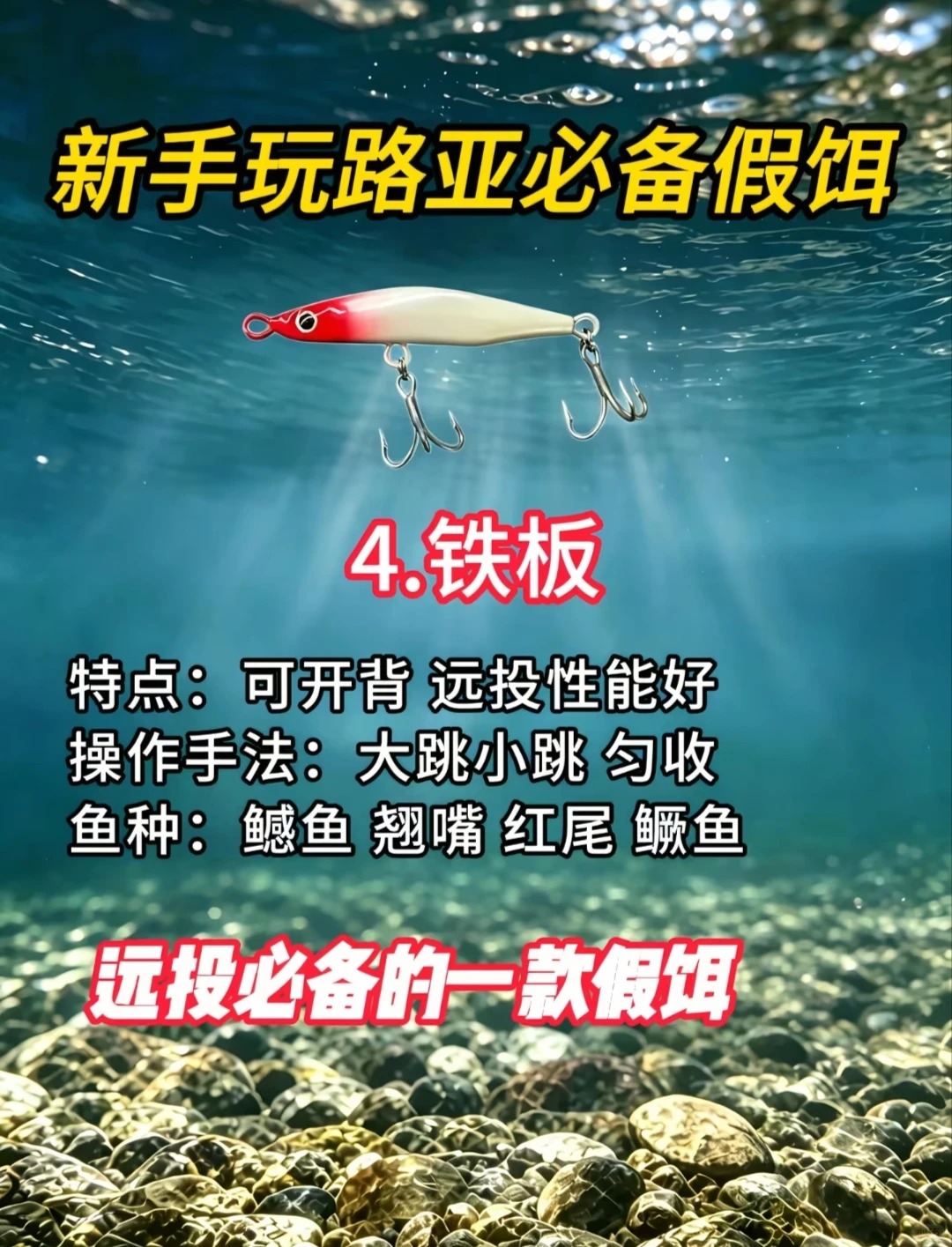 新手路亚必看！这5种假饵建议先认识 · 图片 4