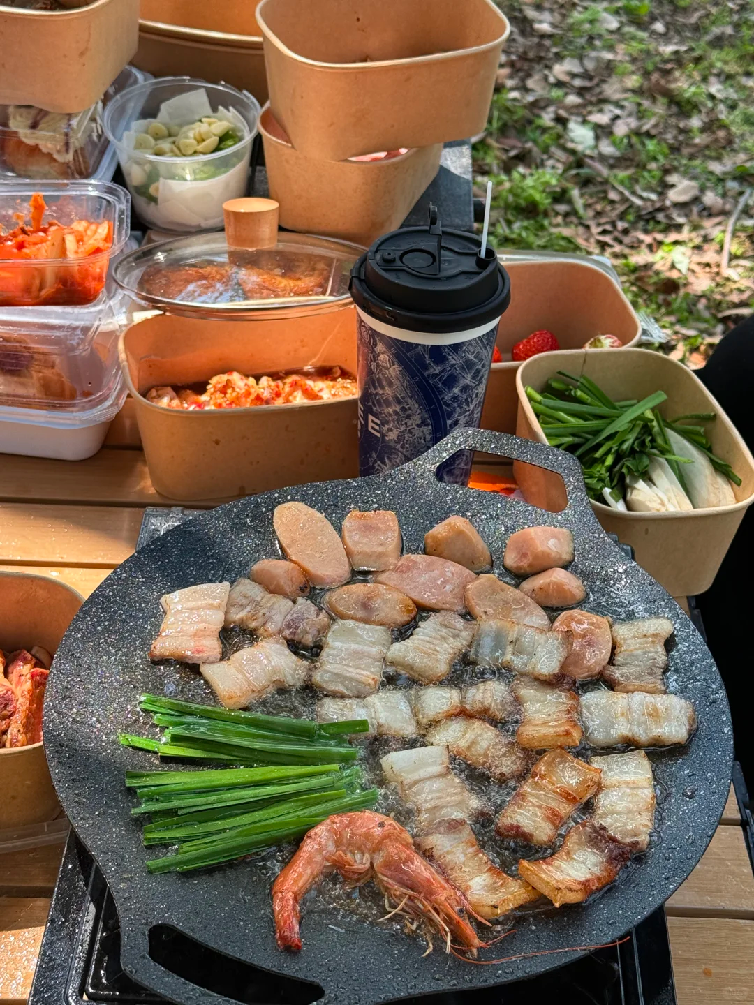烤肉和露营才是绝配