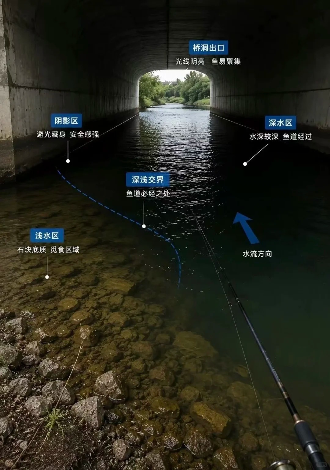 看懂水流，找鱼快一倍！桥墩路亚找鱼攻略 · 图片 2