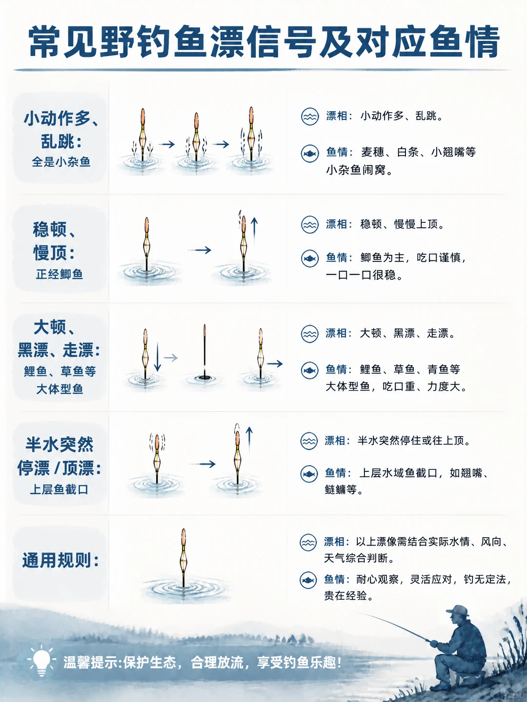 野钓看漂别只等黑漂！这几种漂相一出现就要注意 · 图片 3