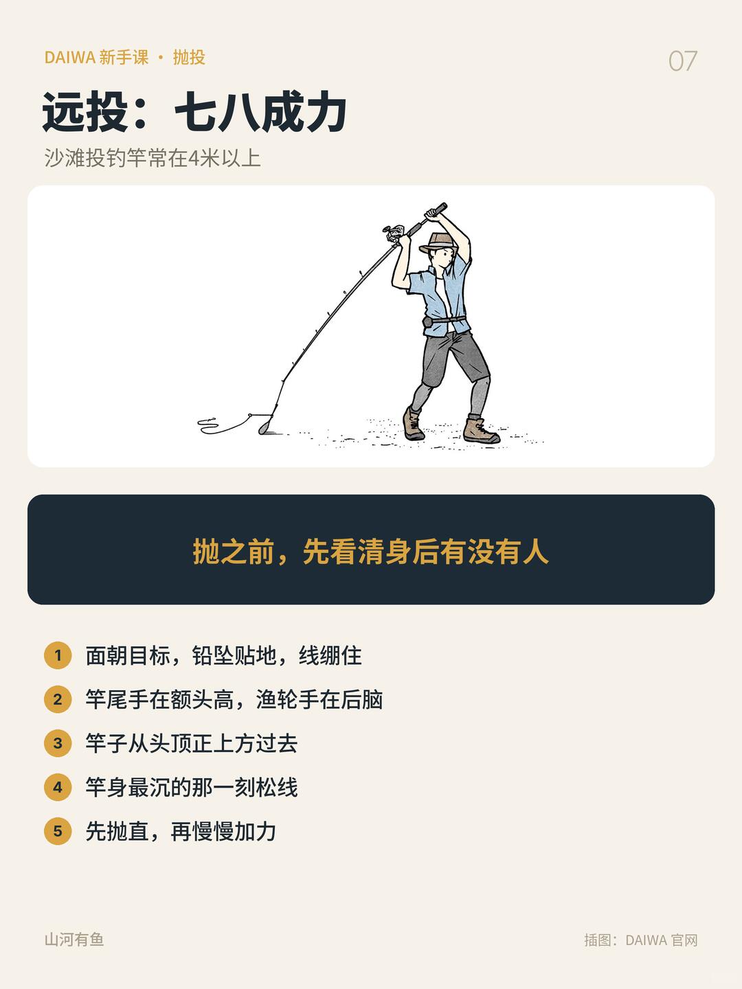钓海鲈先学会抛｜官方插图一步步看懂 · 图片 7