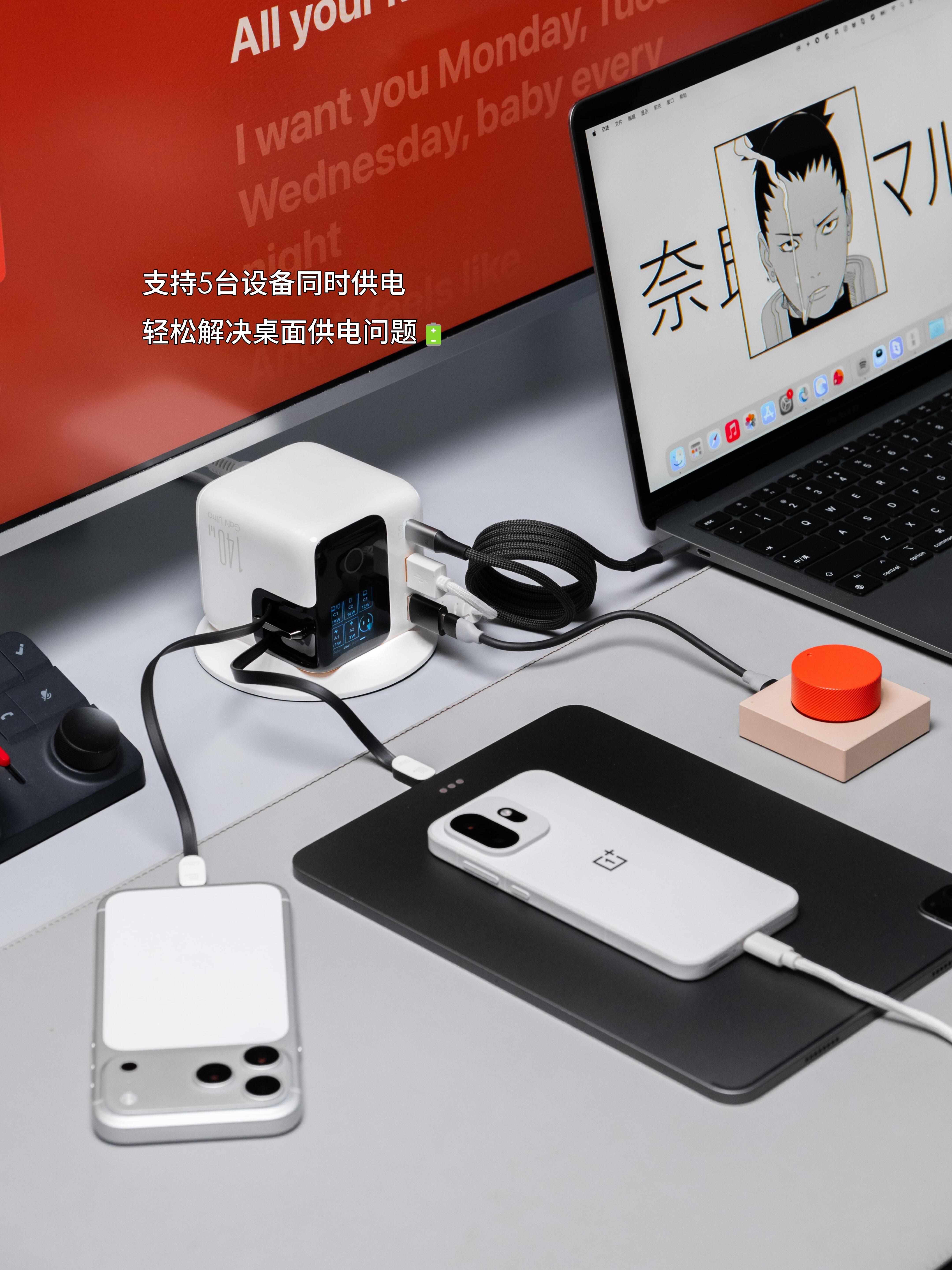桌面线太乱，最后被伸缩线救了🔋 · 图片 4
