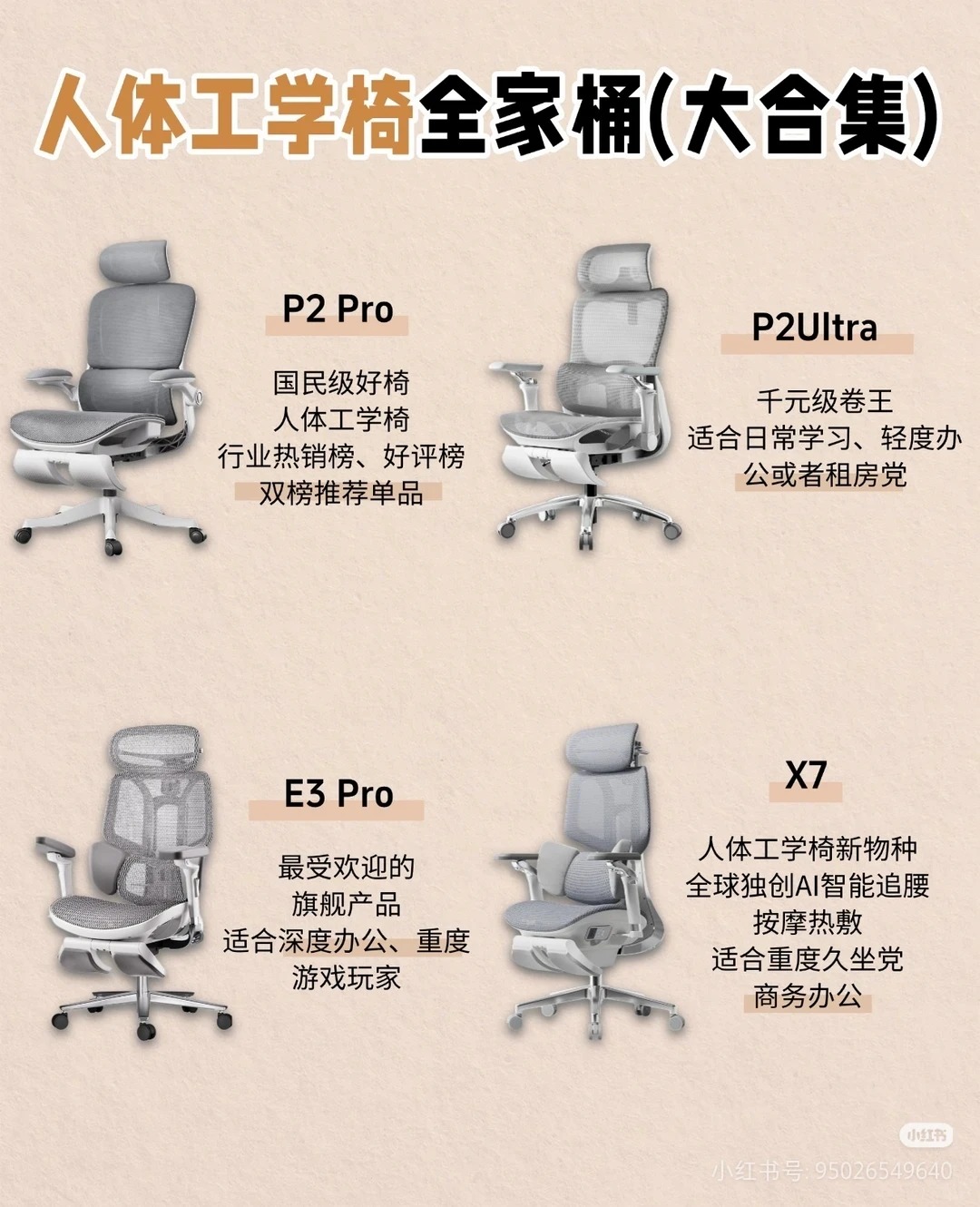黑白调人体工学椅全家桶来啦！从入门到旗舰怎么选？ · 图片 5