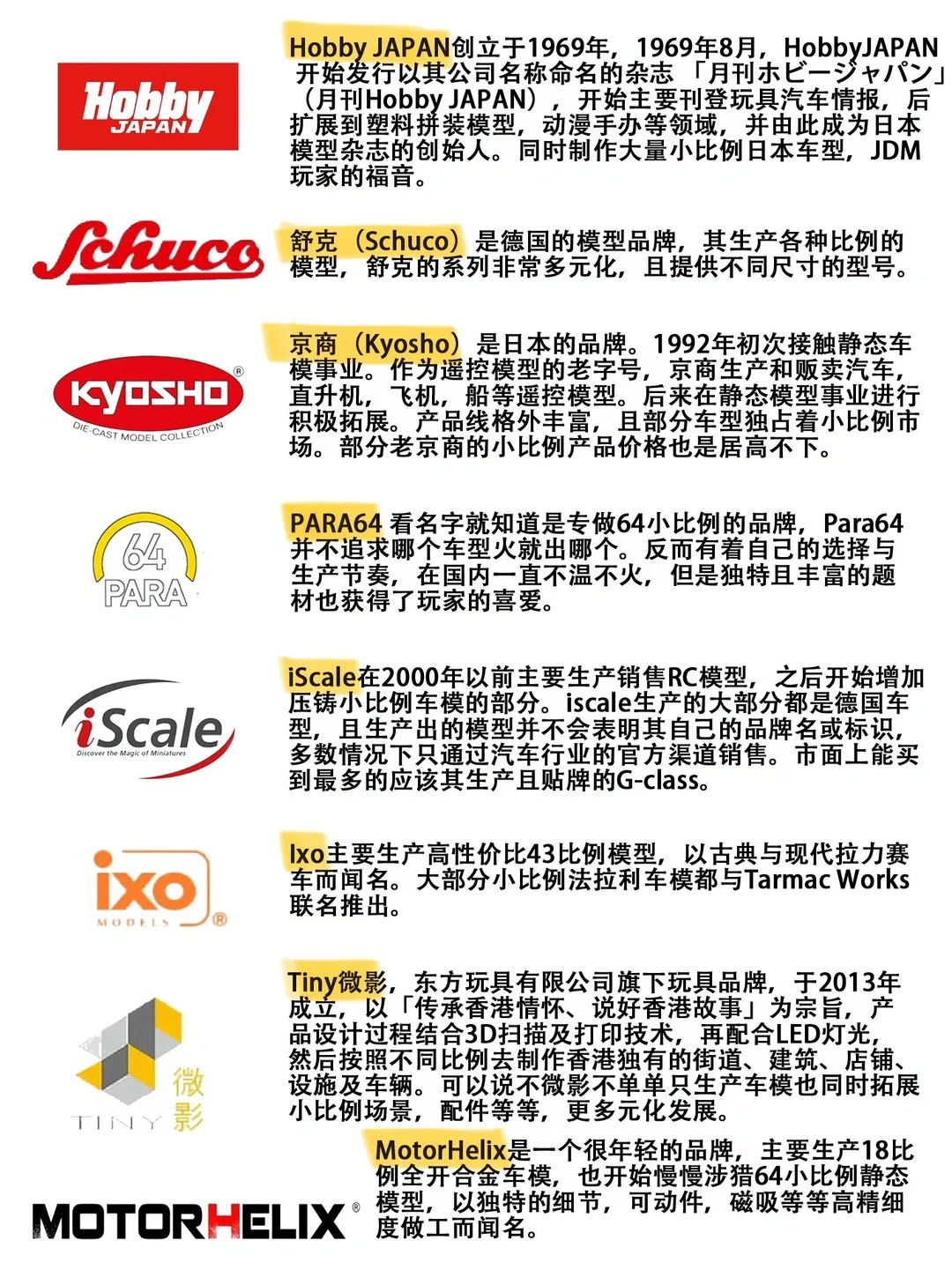 一图看懂1:64小比例车模品牌 · 图片 3