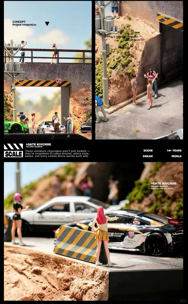 收藏家新品｜1/64铁道隧道场景帅到犯规！ · 图片 3
