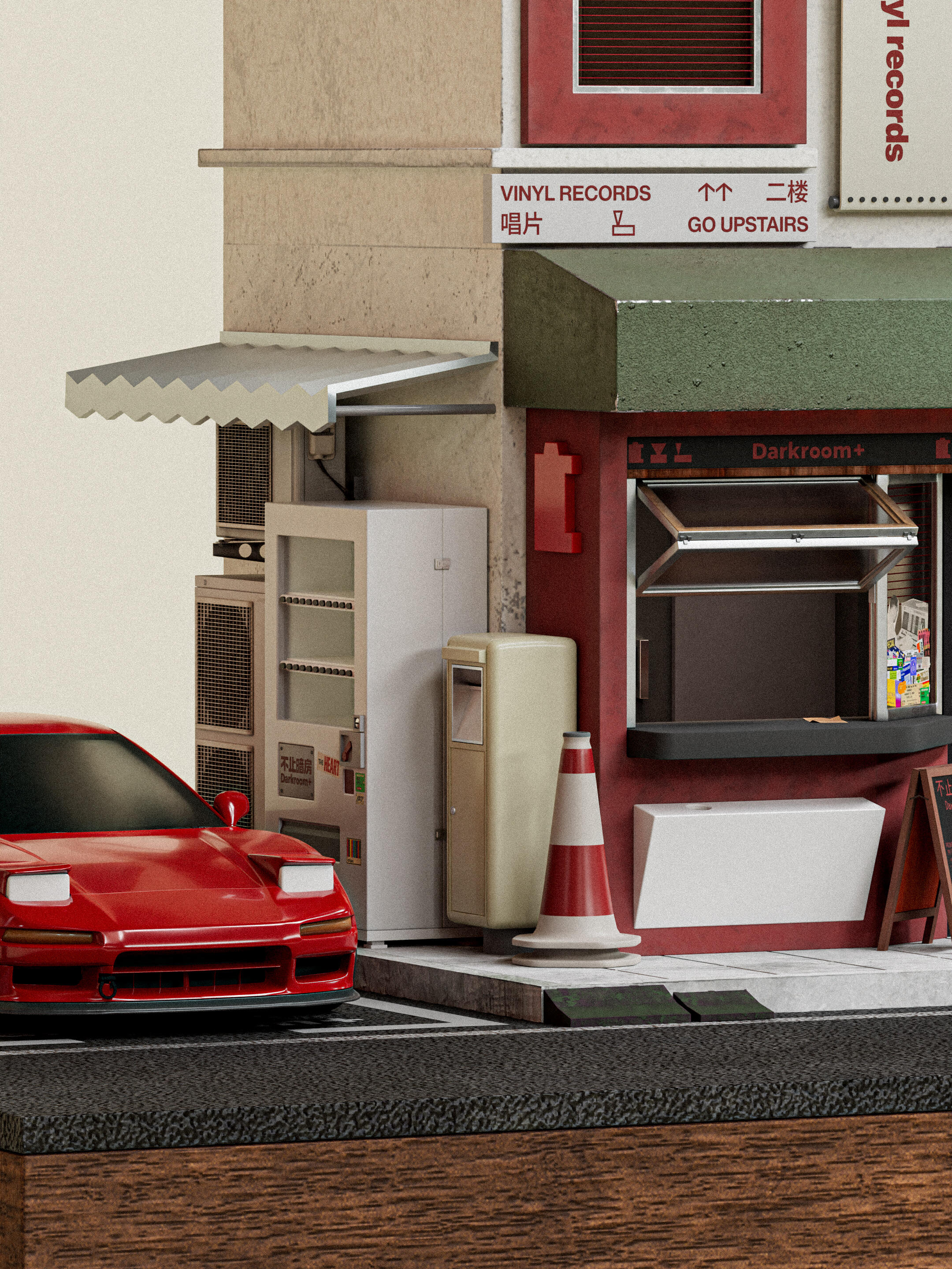 把暗房和唱片店装进1:64微缩世界 · 图片 9