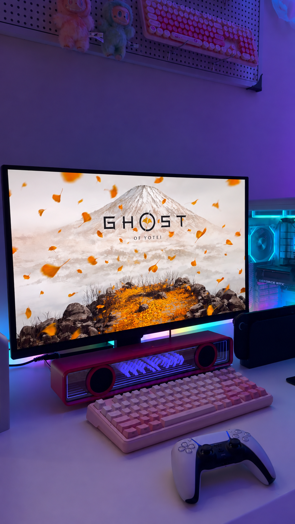 蓝紫色电竞角落，氛围感藏在细节里🎮 · 图片 3