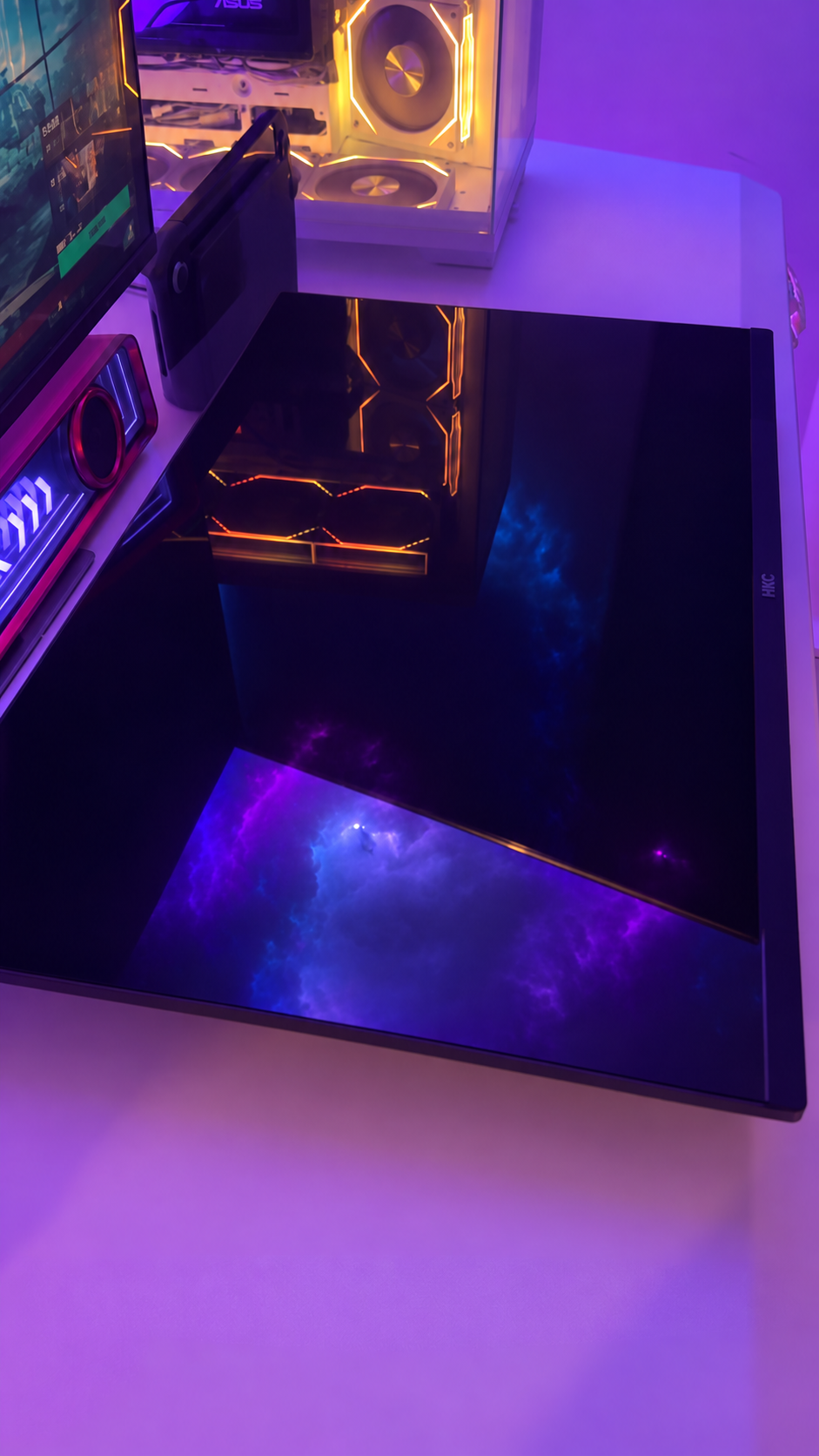 蓝紫色电竞角落，氛围感藏在细节里🎮 · 图片 2
