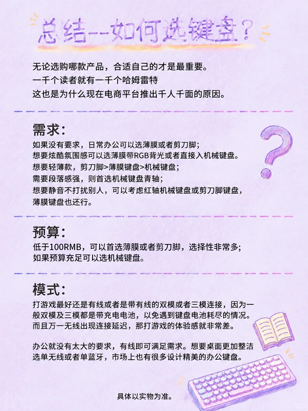 新手买键盘必看避雷指南！别再乱花钱了✍️ · 图片 5