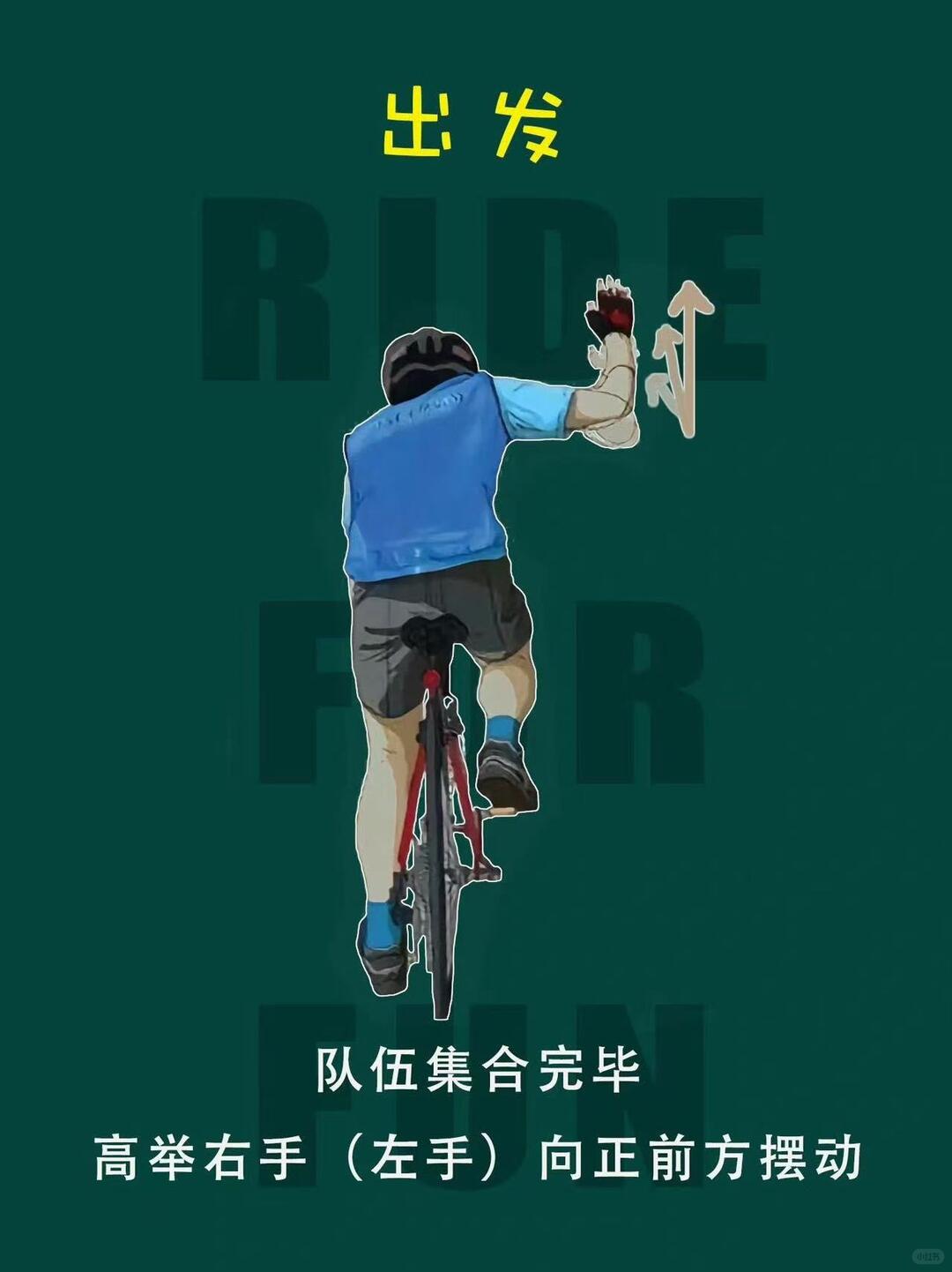 一分钟学会常用骑行手势｜新手跟骑必看！ · 图片 8