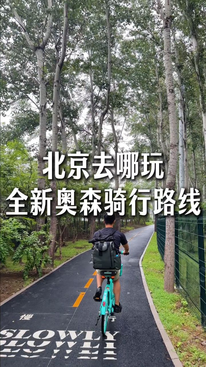 北京去哪玩？全新奥森骑行路线来了！🌳