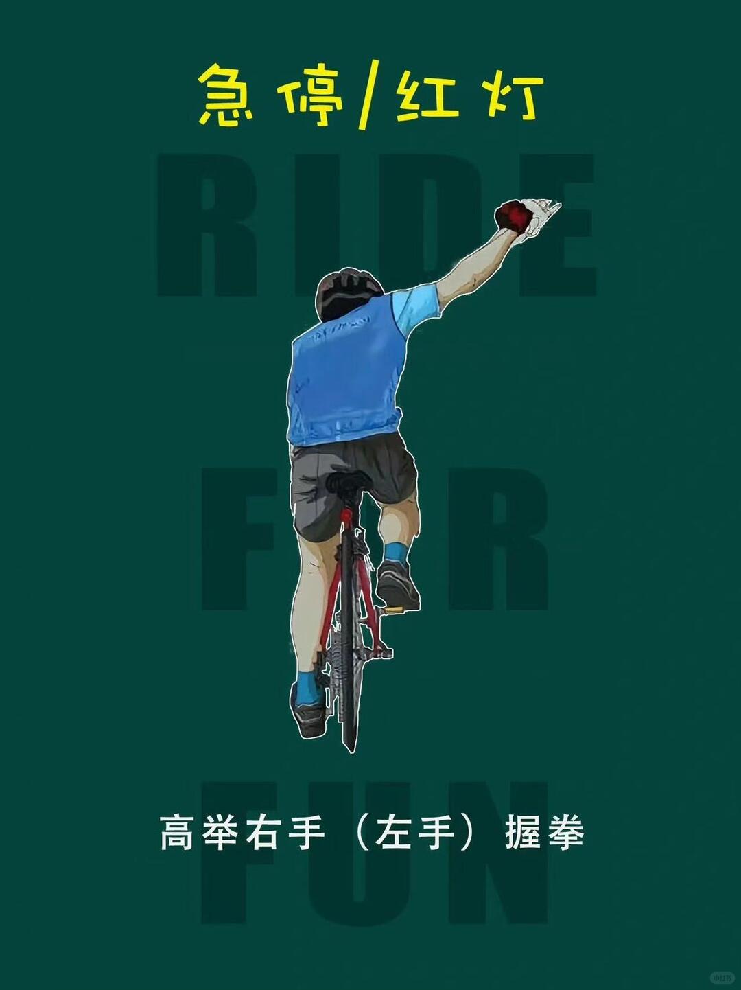 一分钟学会常用骑行手势｜新手跟骑必看！ · 图片 9