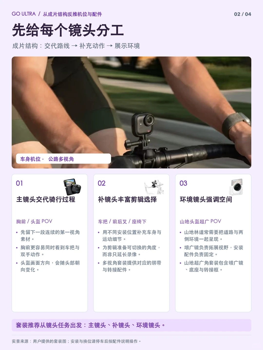 骑行视频想拍得酷？别再只用一个机位了！ · 图片 2