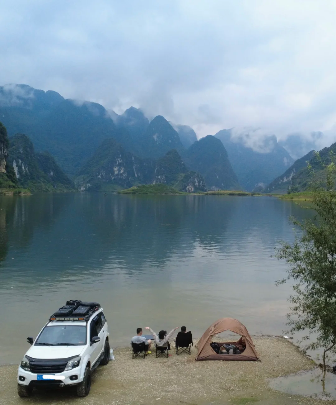 广西小众野营地｜浩坤湖，在山野湖畔扎营🏕️ · 图片 2