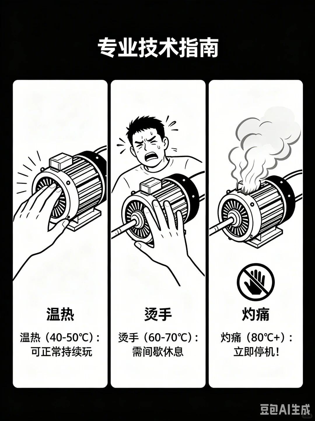 电机发烫还能跑吗？3 个标准判断 · 图片 2
