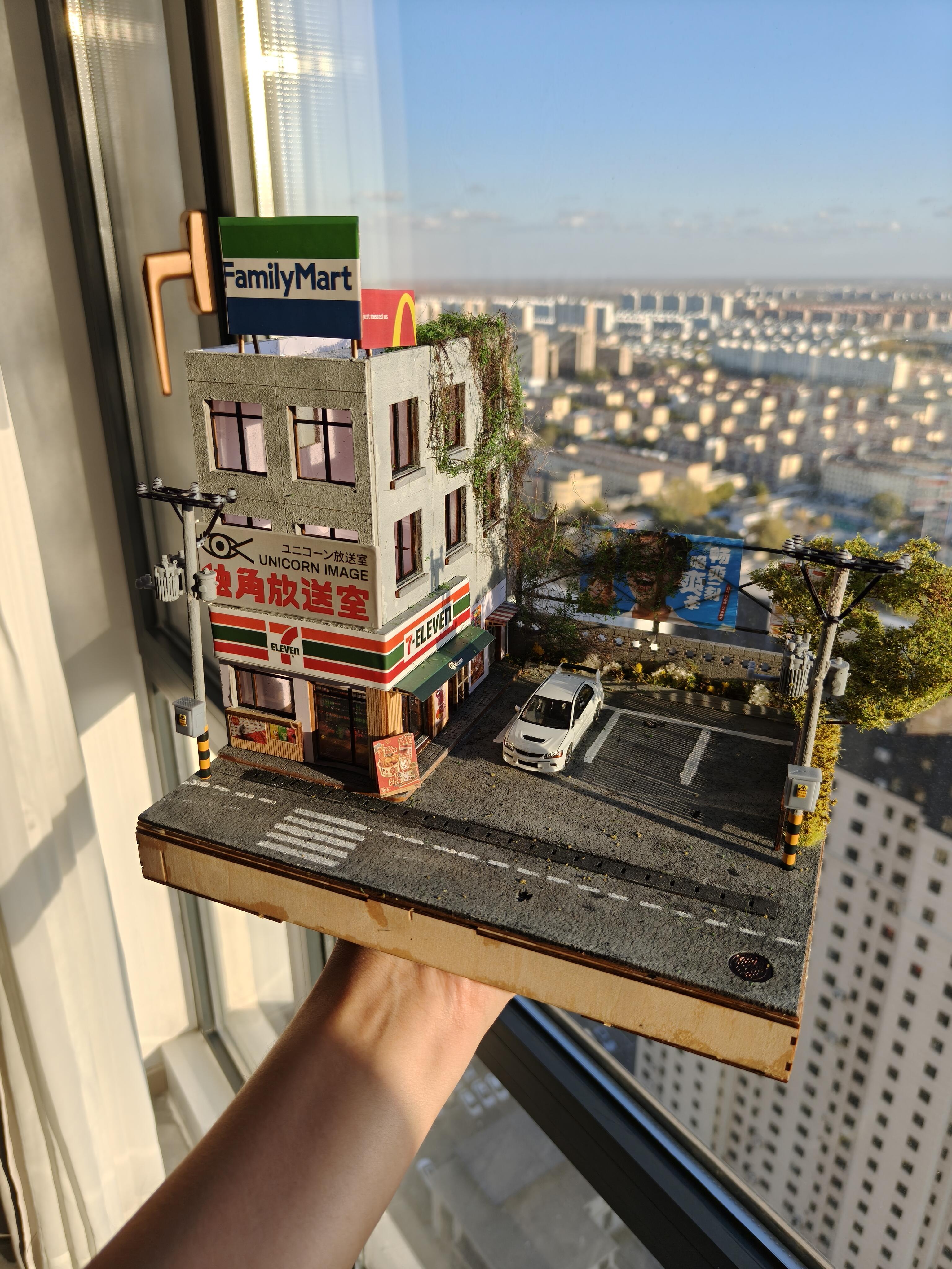 这个1:64街景终于完工了🌇🚗
