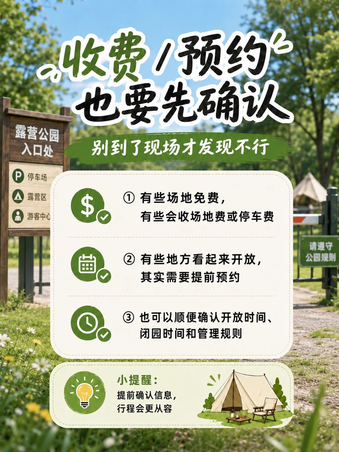 ⛺ 新手露营必看！出发前不确认这6件事，真的会白跑！ · 图片 6